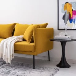 Studio Copenhagen Canapé Bayboro Tissu (2,5 places) - Moutarde -Canapés Soldes Magasin 1000005824 201127 16482700003 DETAILS P000000001000005824