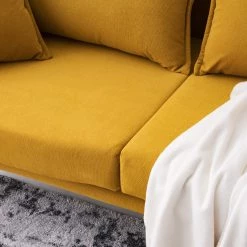 Studio Copenhagen Canapé Bayboro Tissu (2,5 places) - Moutarde -Canapés Soldes Magasin 1000005824 201127 16482700004 DETAILS P000000001000005824