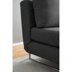 Fredriks Canapé convertible Newheaven Tissu - Tissu Lyn: Gris foncé -Canapés Soldes Magasin 1000006727 201201 16505200008 DETAILS P000000001000006727