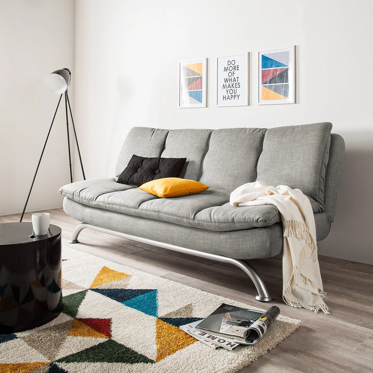 Fredriks Clic-clac Jerry Tissu - Gris clair 2 Fredriks Clic-clac Jerry Tissu - Gris clair – Image 2