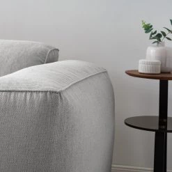 Studio Copenhagen Canapé 3 places HUDSON - Tissu Saia: Gris clair -Canapés Soldes Magasin 1000009285 201130 15532000071 DETAILS P000000001000009285