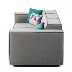 Canapé Kinx (3 places) Tissu - Tissu Milan : Gris clair -Canapés Soldes Magasin 1000011529 180619 15564559 GALLERYIMAGES P000000001000011529