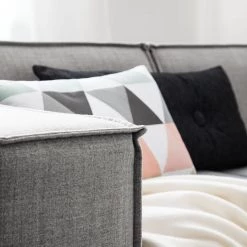 Canapé Kinx (3 places) Tissu - Tissu Milan : Gris clair -Canapés Soldes Magasin 1000011529 180619 15564665 GALLERYIMAGES P000000001000011529