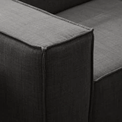 Canapé Kinx (2 places) - Tissu Milan : Anthracite - Sans fonction -Canapés Soldes Magasin 1000011644 180619 155716209 GALLERYIMAGES P000000001000011644