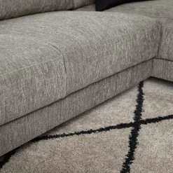 Fredriks Canapé d’angle Summer - Tissu Madu: Gris clair - Méridienne courte à droite (vue de face) - Sans fonction couchage -Canapés Soldes Magasin 1000012445 220802 060 DETAILS P000000001000012445