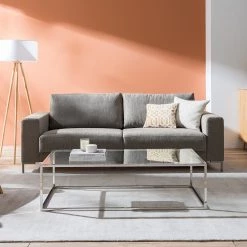 Fredriks Canapé Summer (3 places) - Tissu Madu: Gris clair -Canapés Soldes Magasin 1000012451 210504 13123000006 MOOD DETAILS P000000001000012451 mood