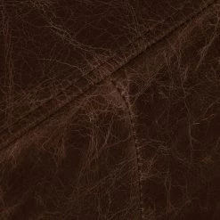 Ars manufacti Canapé Horley (3 places) - Cuir véritable - Marron foncé -Canapés Soldes Magasin 1000015077 211215 092022000271 DETAILS P000000001000015077