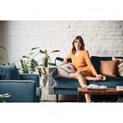 Eva Padberg Collection Canapé Edina (3 places) - Bleu foncé -Canapés Soldes Magasin 1000015129 190524 11451500018 MOOD GALLERYIMAGES P000000001000015129 mood