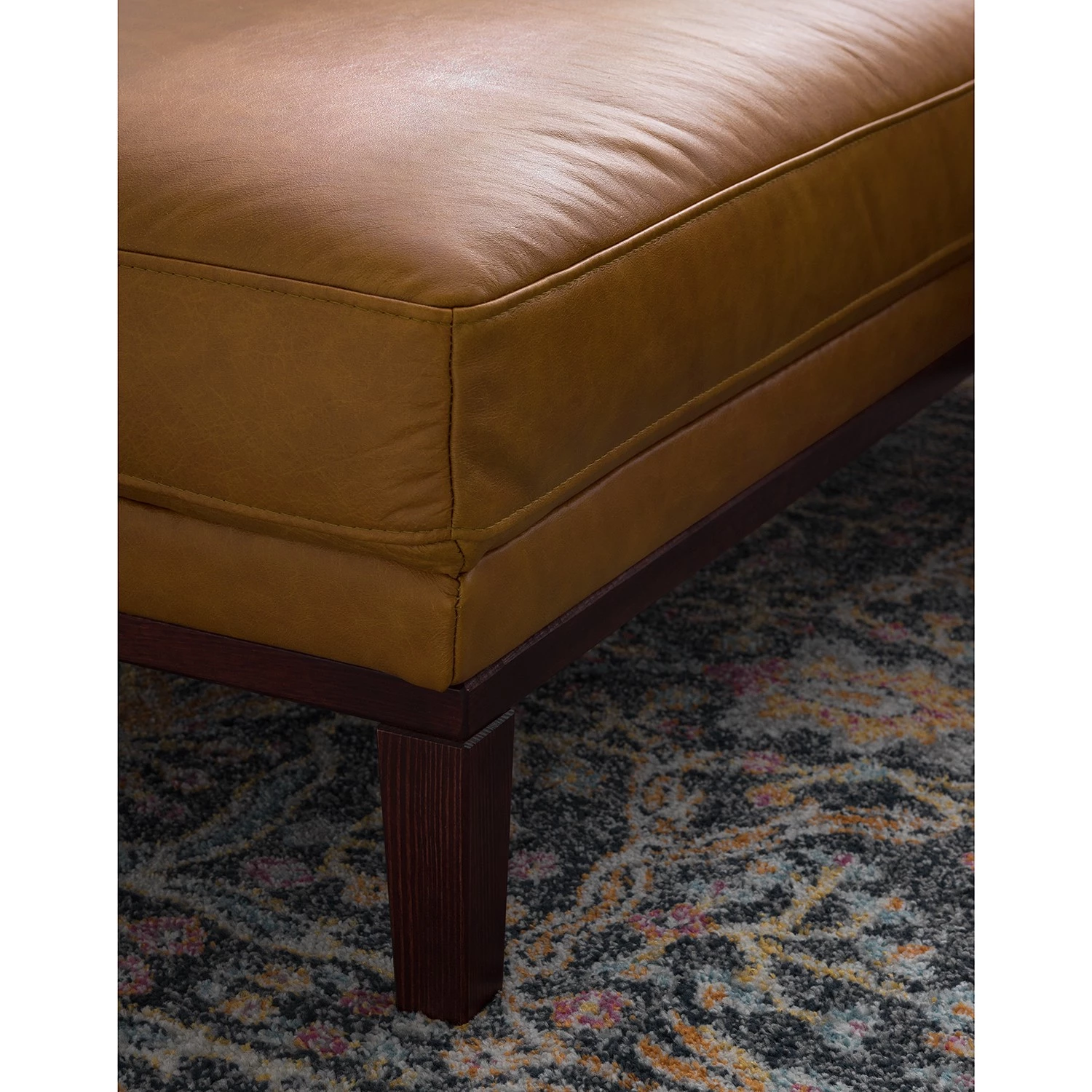 Ars manufacti Canapé d'angle Horley I Cuir véritable - Marron - Méridienne courte à gauche (vue de face) 13 Ars manufacti Canapé d'angle Horley I Cuir véritable - Marron - Méridienne courte à gauche (vue de face) – Image 13