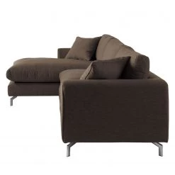 Fredriks Canapé d'angle Crotto Tissu - Expresso - Méridienne courte à gauche (vue de face) -Canapés Soldes Magasin 1000019965 190710 11190800014 DETAILS P000000001000019965