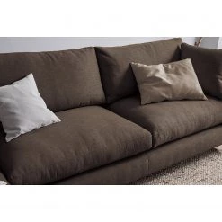 Fredriks Canapé d'angle Crotto Tissu - Expresso - Méridienne courte à gauche (vue de face) -Canapés Soldes Magasin 1000019965 191014 09284100005 DETAILS P000000001000019965