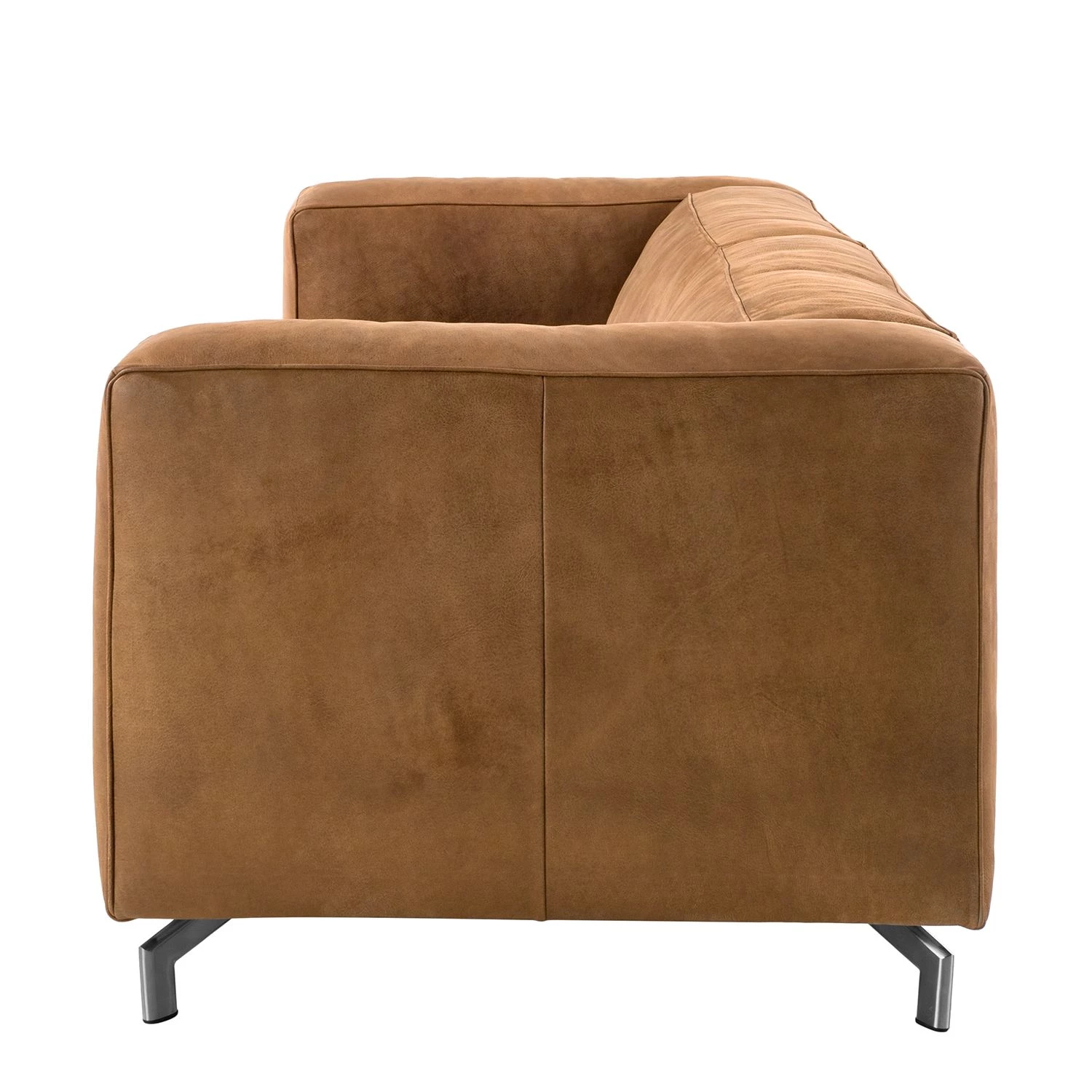 Ars manufacti Canapé Pentre (3 places) Cuir véritable - Marron clair 7 Ars manufacti Canapé Pentre (3 places) Cuir véritable - Marron clair – Image 7