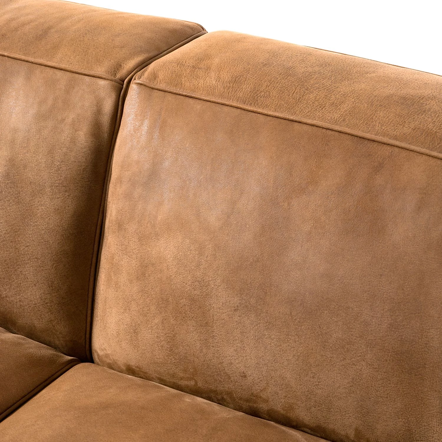 Ars manufacti Canapé Pentre (3 places) Cuir véritable - Marron clair 13 Ars manufacti Canapé Pentre (3 places) Cuir véritable - Marron clair – Image 13