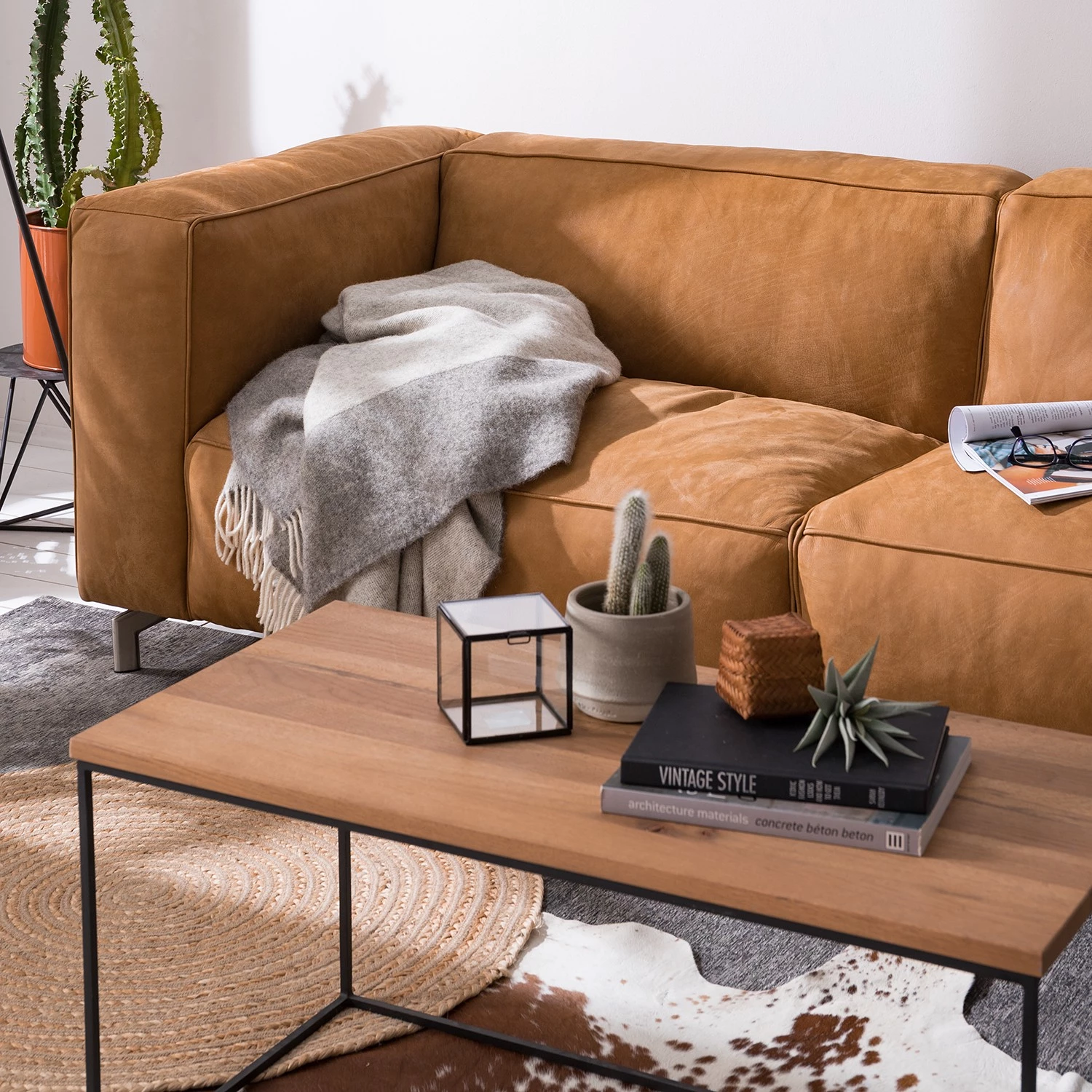 Ars manufacti Canapé Pentre (3 places) Cuir véritable - Marron clair 20 Ars manufacti Canapé Pentre (3 places) Cuir véritable - Marron clair – Image 20