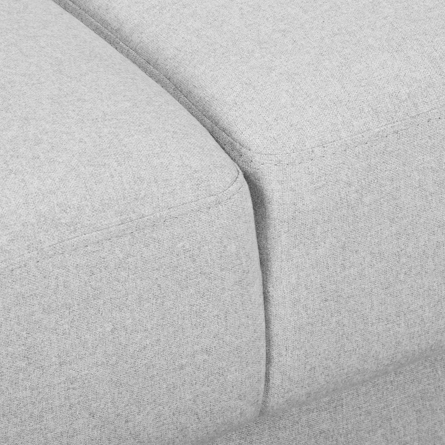 Fredriks Canapé panoramique Arietta - Gris platine - Méridienne courte à gauche / longue à droite (vue de face) 15 Fredriks Canapé panoramique Arietta - Gris platine - Méridienne courte à gauche / longue à droite (vue de face) – Image 15
