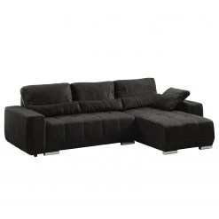 Fredriks Canapé d'angle Galilea (convertible) - Microfibre Bobil: Gris foncé -Canapés Soldes Magasin 1000021533 210614 18401700032 DETAILS P000000001000021533