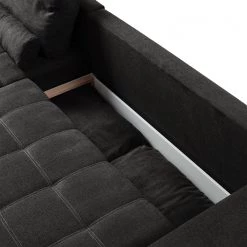 Fredriks Canapé d'angle Galilea (convertible) - Microfibre Bobil: Gris foncé -Canapés Soldes Magasin 1000021533 210614 18401800045 DETAILS P000000001000021533