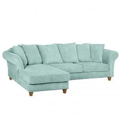 Maison Belfort Canapé d'angle Colares - Bleu layette - Méridienne courte à gauche (vue de face) -Canapés Soldes Magasin 1000022158 210506 17471600062 DETAILS P000000001000022158