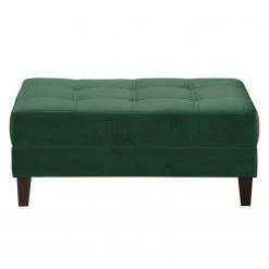 Jack & Alice Canapé d'angle Elnora - Vert foncé - Méridienne longue à gauche (vue de face) - Avec repose-pieds -Canapés Soldes Magasin 1000022208 180723 105304337 GALLERYIMAGES P000000001000022208