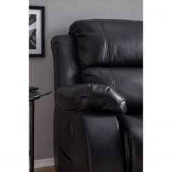 Modoform Fauteuil de cinéma Mendis (2 places) - Imitation cuir - Noir 49 Modoform Fauteuil de cinéma Mendis (2 places) - Imitation cuir - Noir -Canapés Soldes Magasin 1000027315 201126 16525300005 MOOD DETAILS P000000001000027315 mood