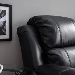 Modoform Fauteuil de cinéma Mendis (2 places) - Imitation cuir - Noir 50 Modoform Fauteuil de cinéma Mendis (2 places) - Imitation cuir - Noir -Canapés Soldes Magasin 1000027315 201126 16525500006 MOOD DETAILS P000000001000027315 mood