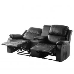 Modoform Fauteuil de cinéma Mendis (2 places) - Imitation cuir - Noir 47 Modoform Fauteuil de cinéma Mendis (2 places) - Imitation cuir - Noir -Canapés Soldes Magasin 1000027315 201130 13573400231 DETAILS P000000001000027315
