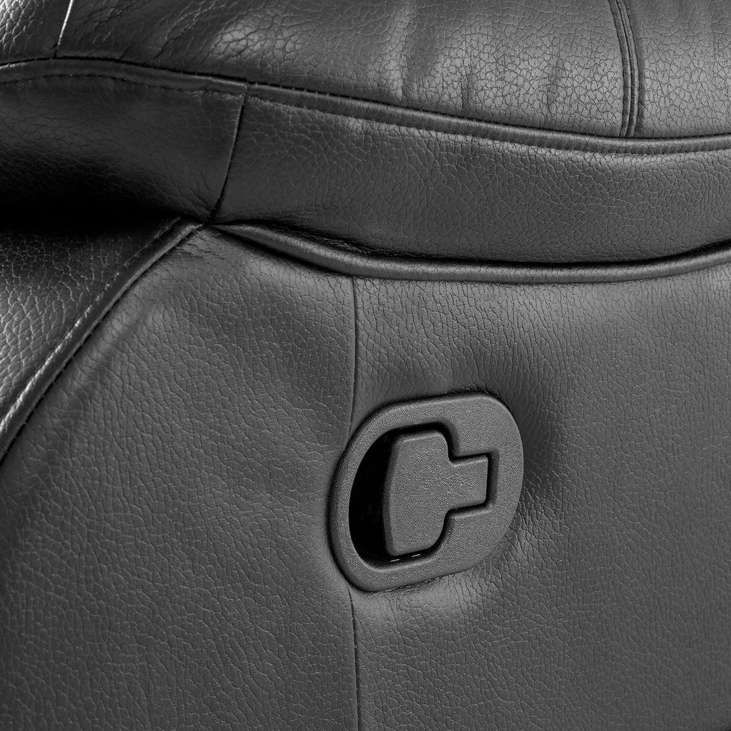 Modoform Fauteuil de cinéma Mendis (2 places) - Imitation cuir - Noir 24 Modoform Fauteuil de cinéma Mendis (2 places) - Imitation cuir - Noir – Image 24