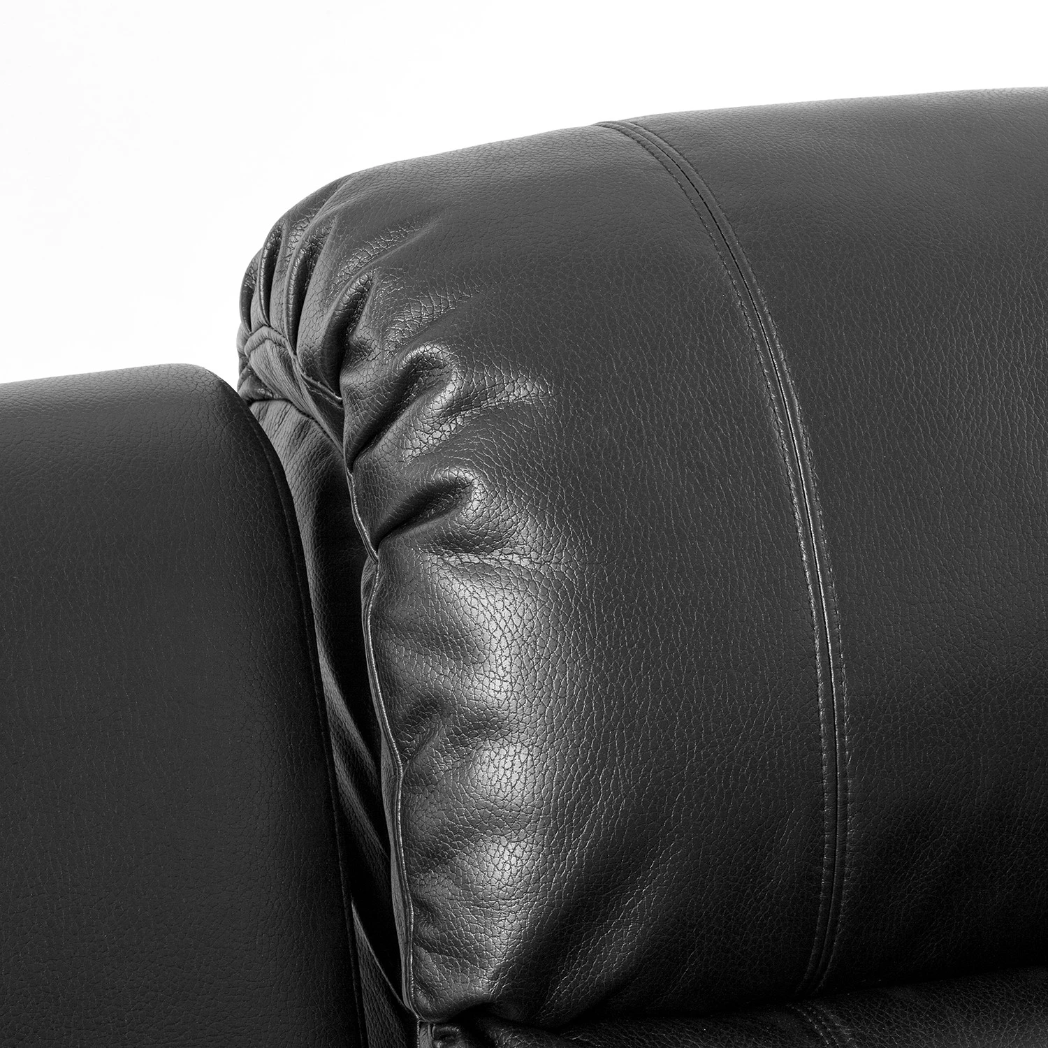 Modoform Fauteuil de cinéma Mendis (2 places) - Imitation cuir - Noir 28 Modoform Fauteuil de cinéma Mendis (2 places) - Imitation cuir - Noir – Image 28