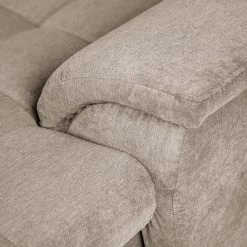 Ars Natura Canapé d'angle Charlo Microfibre - Cappuccino - Méridienne courte à droite (vue de face) - Sans fonction couchage -Canapés Soldes Magasin 1000029544 220802 180 DETAILS P000000001000029544