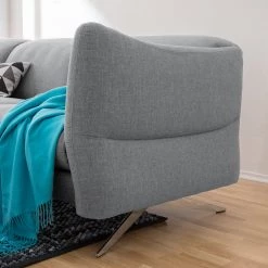 Loftscape Canapé d'angle Radway - Granit - Méridienne longue à gauche (vue de face) -Canapés Soldes Magasin 1000030790 180628 15041027 GALLERYIMAGES P000000001000030790