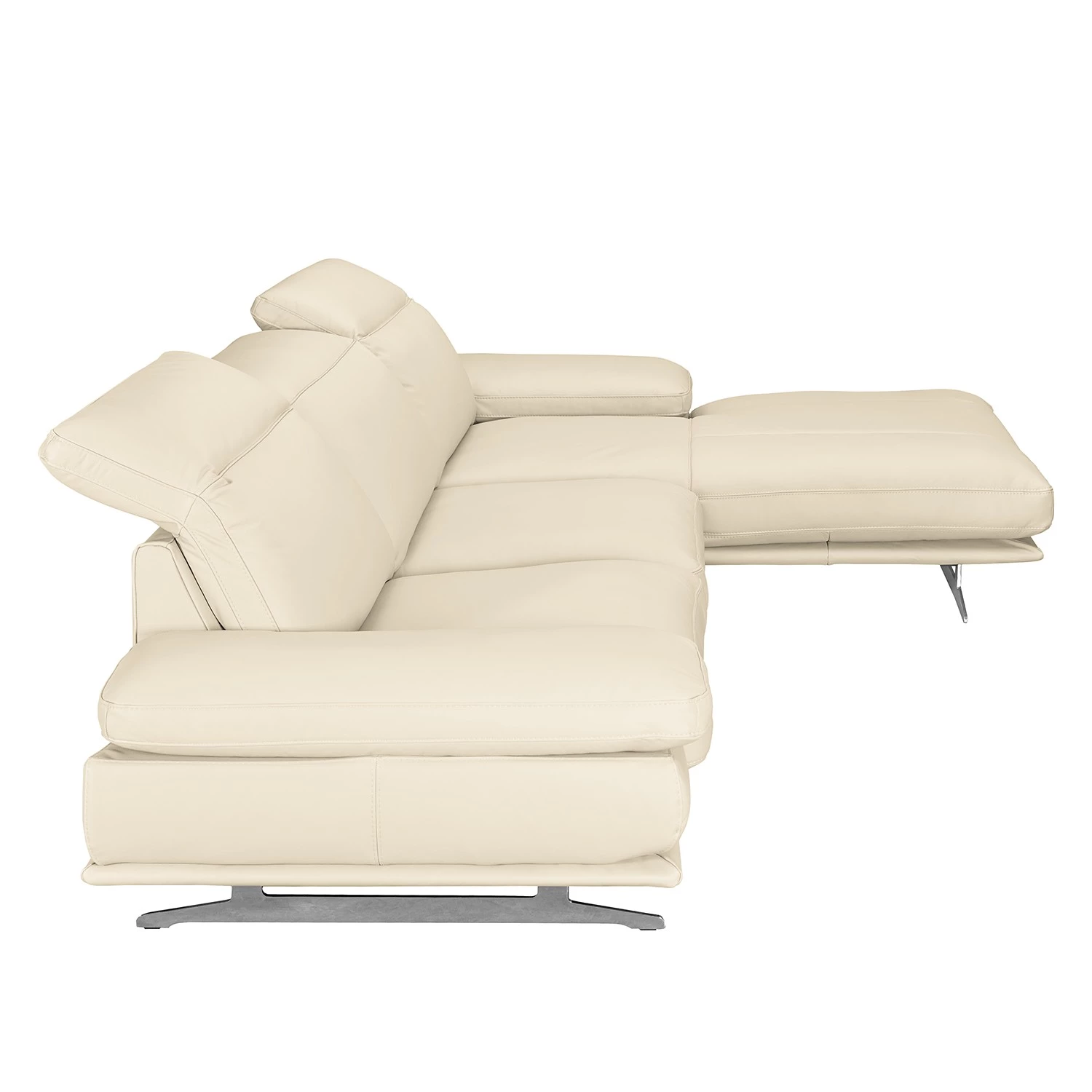 Loftscape Canapé d'angle Kingman - Beige clair - Méridienne courte à droite (vue de face) 7 Loftscape Canapé d'angle Kingman - Beige clair - Méridienne courte à droite (vue de face) – Image 7