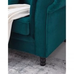 Jack & Alice Canapé York (3 places) - Tissu Chepi : Bleu pétrol 26 Jack & Alice Canapé York (3 places) - Tissu Chepi : Bleu pétrol -Canapés Soldes Magasin 1000031010 201127 16485000140 DETAILS P000000001000031010