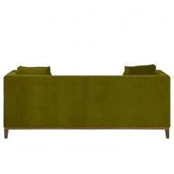 Jack & Alice Canapé Blomma (3 places) - Vert olive - Noyer -Canapés Soldes Magasin 1000031374 210608 06021000005 DETAILS P000000001000031374