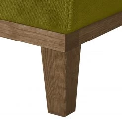 Jack & Alice Canapé Blomma (3 places) - Vert olive - Noyer -Canapés Soldes Magasin 1000031374 210608 06021000010 DETAILS P000000001000031374