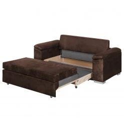 Mooved Canapé convertible Latina - Aspect cuir vieilli - Marron foncé - Largeur : 190 cm 18 Mooved Canapé convertible Latina - Aspect cuir vieilli - Marron foncé - Largeur : 190 cm -Canapés Soldes Magasin 1000034584 211221 092050000131 DETAILS P000000001000034584