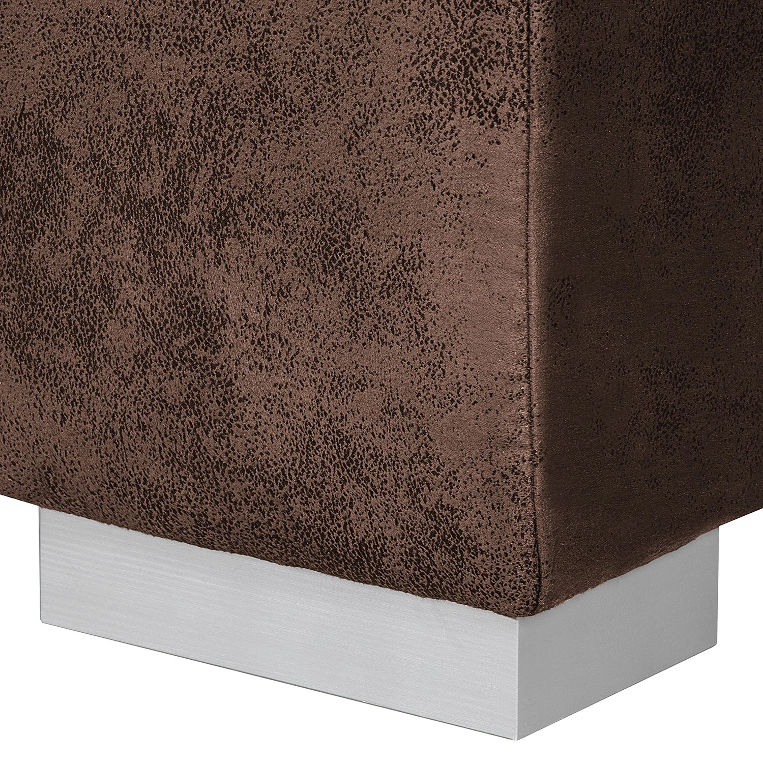 Mooved Canapé convertible Latina - Aspect cuir vieilli - Marron foncé - Largeur : 190 cm 14 Mooved Canapé convertible Latina - Aspect cuir vieilli - Marron foncé - Largeur : 190 cm – Image 14