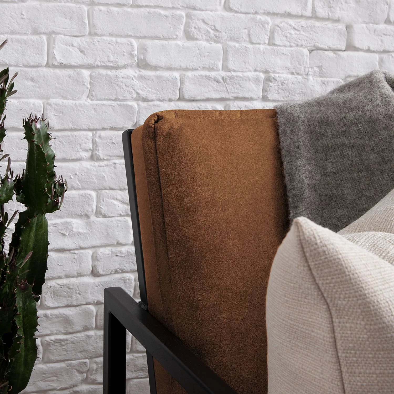 Ars manufacti Canapé Rhode (3 places) - Brun 8 Ars manufacti Canapé Rhode (3 places) - Brun – Image 8