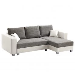 Fredriks Canapé d'angle Dublin II (convertible) - Blanc / Gris -Canapés Soldes Magasin 1000073164 210614 18404100583 DETAILS P000000001000073164