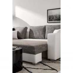 Fredriks Canapé d'angle Dublin II (convertible) - Blanc / Gris -Canapés Soldes Magasin 1000073164 210614 18404200593 DETAILS P000000001000073164