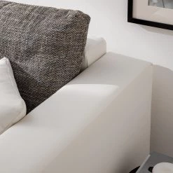 Fredriks Canapé d'angle Dublin II (convertible) - Blanc / Gris -Canapés Soldes Magasin 1000073164 210614 18404200594 DETAILS P000000001000073164