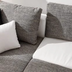 Fredriks Canapé d'angle Dublin II (convertible) - Blanc / Gris -Canapés Soldes Magasin 1000073164 210614 18404200596 DETAILS P000000001000073164