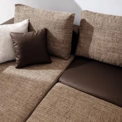 Fredriks Canapé d'angle Dublin II (convertible) - Marron foncé / Marron -Canapés Soldes Magasin 1000073166 210614 18404300624 DETAILS P000000001000073166