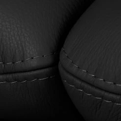 Canapé Capri (2 places) - Cuir Mabel: Noir -Canapés Soldes Magasin 1000073297 220304 090 DETAILS P000000001000073297