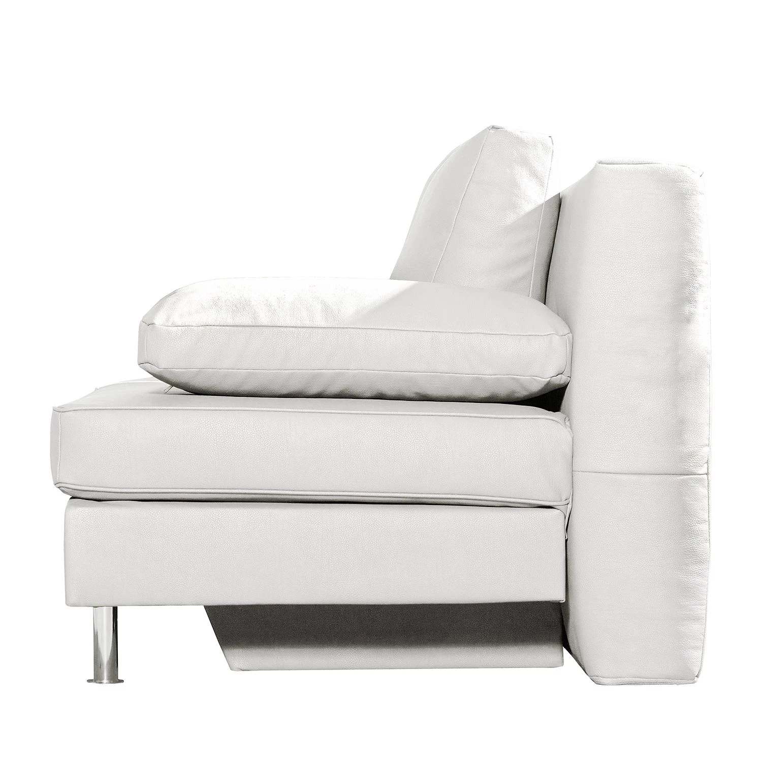 Roomscape Canapé convertible Emmanuela - Cuir véritable blanc 5 Roomscape Canapé convertible Emmanuela - Cuir véritable blanc – Image 5