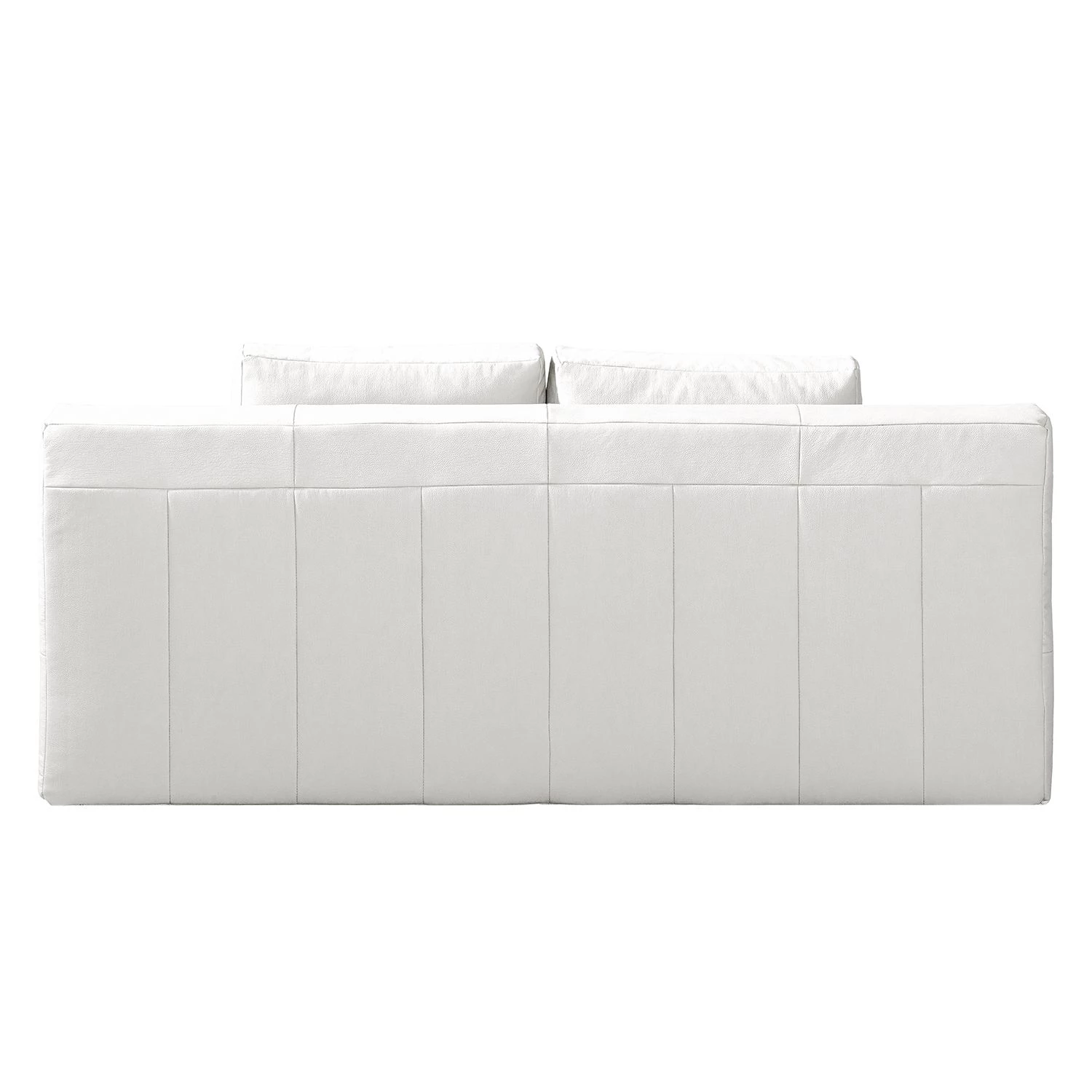 Roomscape Canapé convertible Emmanuela - Cuir véritable blanc 6 Roomscape Canapé convertible Emmanuela - Cuir véritable blanc – Image 6
