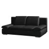 Loftscape Canapé convertible Norris II - Cuir véritable noir