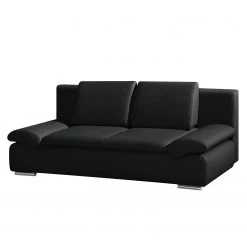 Loftscape Canapé convertible Norris II - Cuir véritable noir