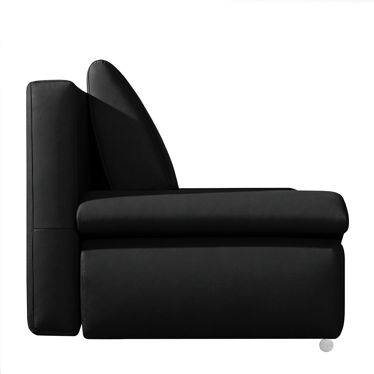 Loftscape Canapé convertible Norris II - Cuir véritable noir 5 Loftscape Canapé convertible Norris II - Cuir véritable noir – Image 5