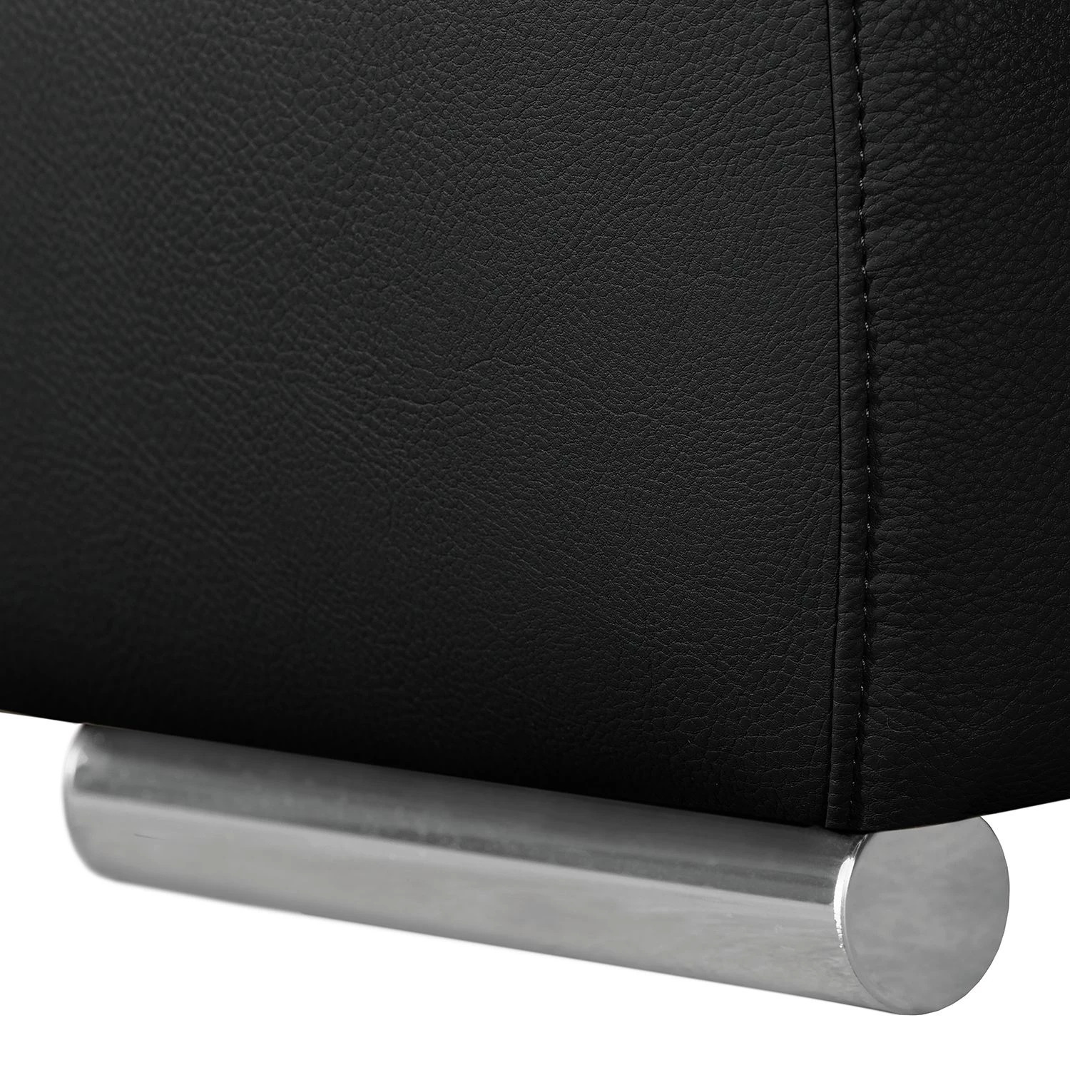 Loftscape Canapé convertible Norris II - Cuir véritable noir 10 Loftscape Canapé convertible Norris II - Cuir véritable noir – Image 10