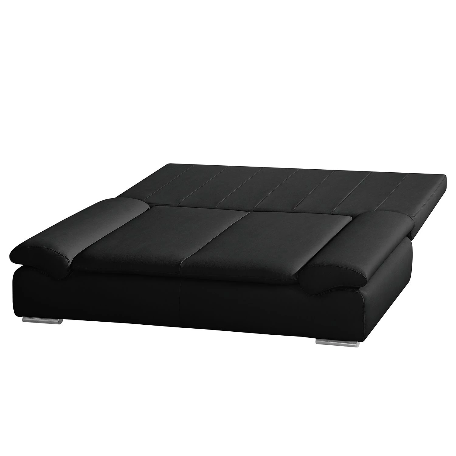 Loftscape Canapé convertible Norris II - Cuir véritable noir 11 Loftscape Canapé convertible Norris II - Cuir véritable noir – Image 11